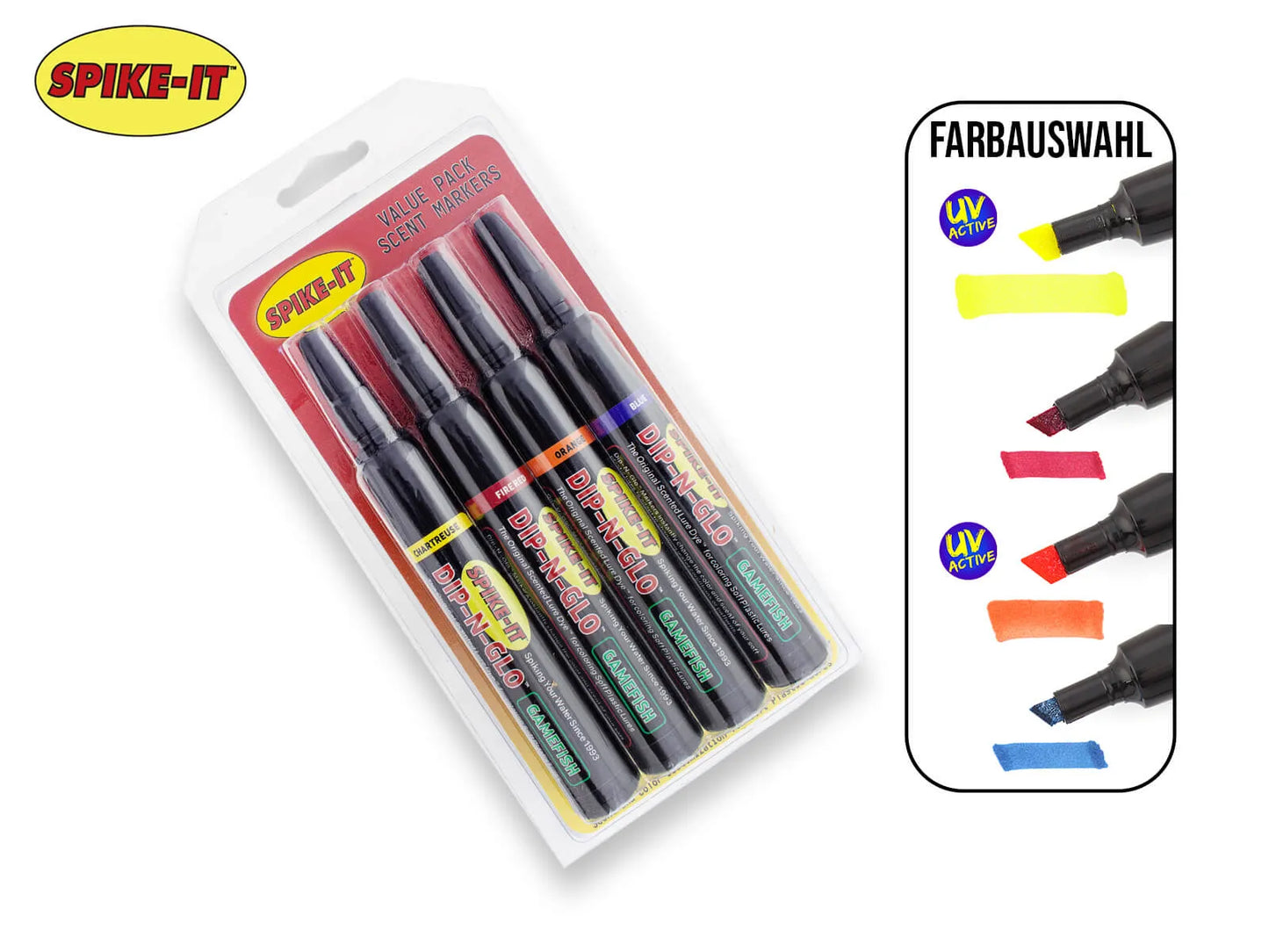 Marķieri Spike-It Marker 4gab