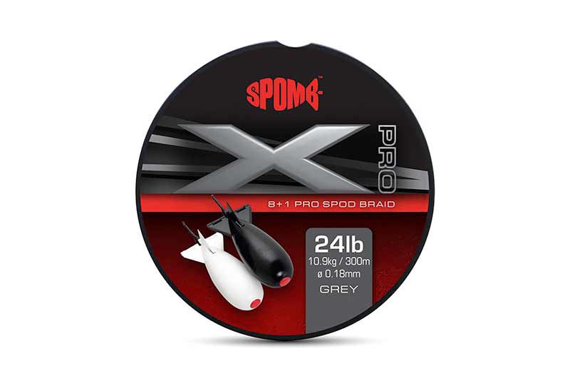Pītā aukla  Spomb X Pro Braid Grey 8+1 0.18mm 24lbs