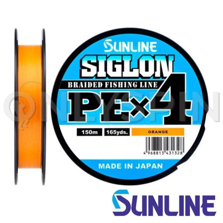 Sunline Pītā aukla Sunline Siglon PEx4 150m Orange Produkts