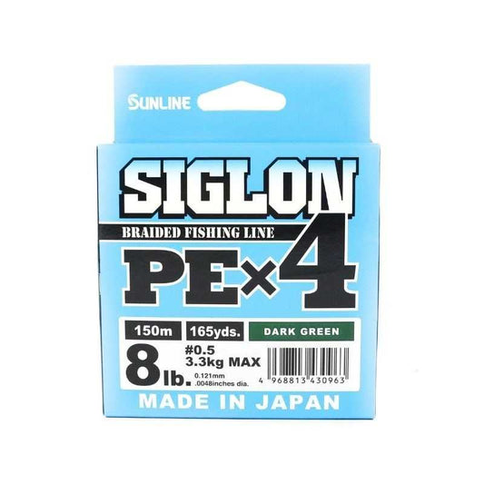 Punutud tamiil Sunline Siglon PEx4 150m tumeroheline