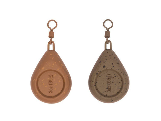 Svins Trakker FLAT PEAR SWIVEL LEADS, Svins 2oz(57gr) - 5oz(141gr)