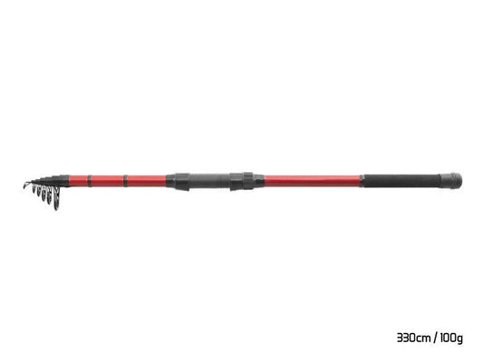 Teleskopiskā makšķere Delphin AMULET Tele 330cm/100g