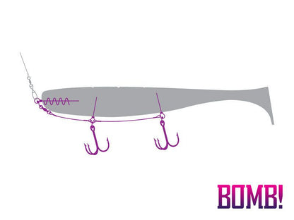 Stingeris Delphin BOMB! Twisto MultiTRAP 10/12/14cm