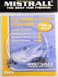 Fluorokarbonist lant Mistrall Fluorokarbonist lant 10KG 40CM 0.4MM