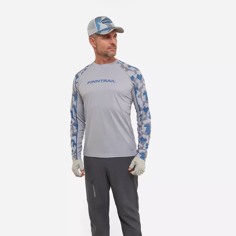 UPF 50 särk FINNTRAIL WAVE GREY 6612