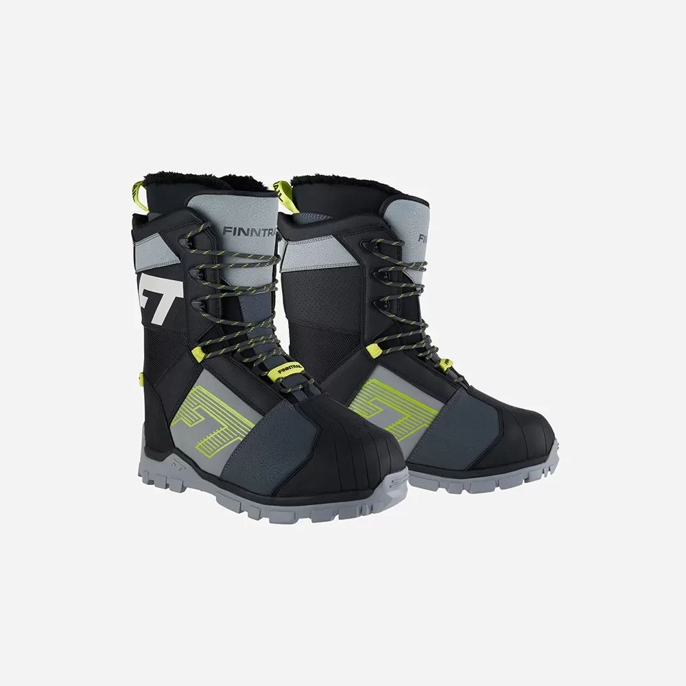Lumejoosaapad FINNTRAIL BLIZZARD GRAPHITEYELLOW 5226