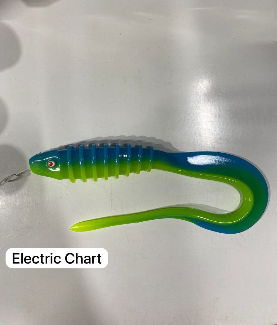 OSHELure Vbone Tail 10" (25cm) / Pelāģisko Līdaku Mīkstais Māneklis