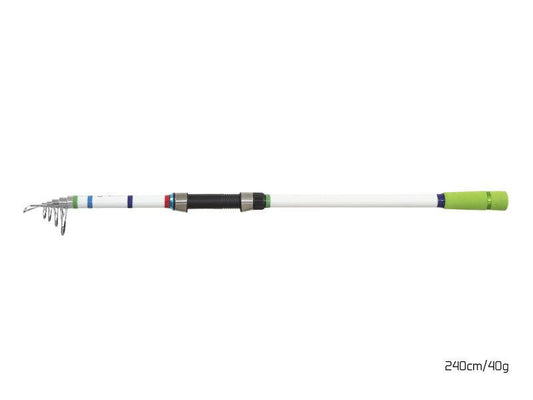 Teleskoopiline laste õngepüügiks mõeldud õng Delphin YUPIE 240cm/40g