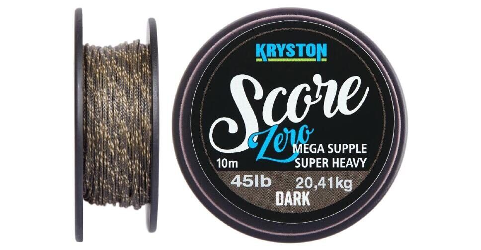 Kryston Score Super Supple Leadcore / 10 m, 45 naela / 20,4 kg, tume