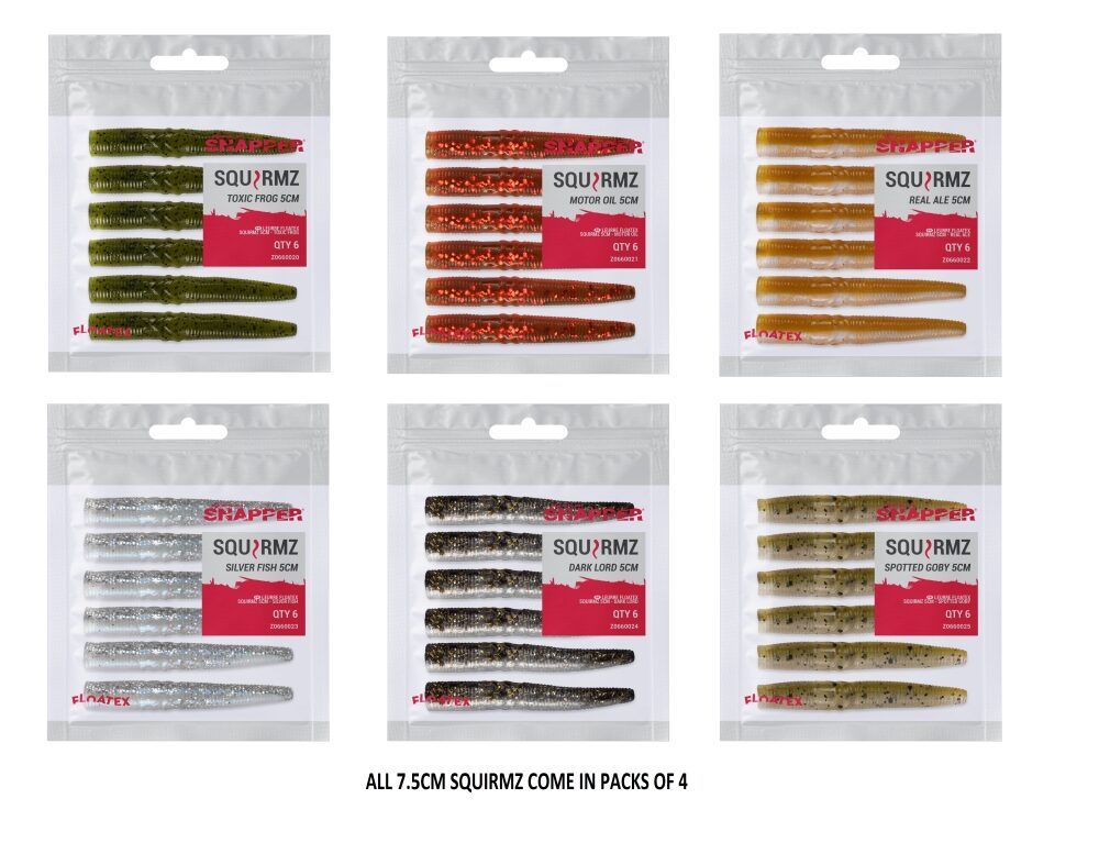 Silikoonlant Korum Snapper Floatex Squirmz 5cm