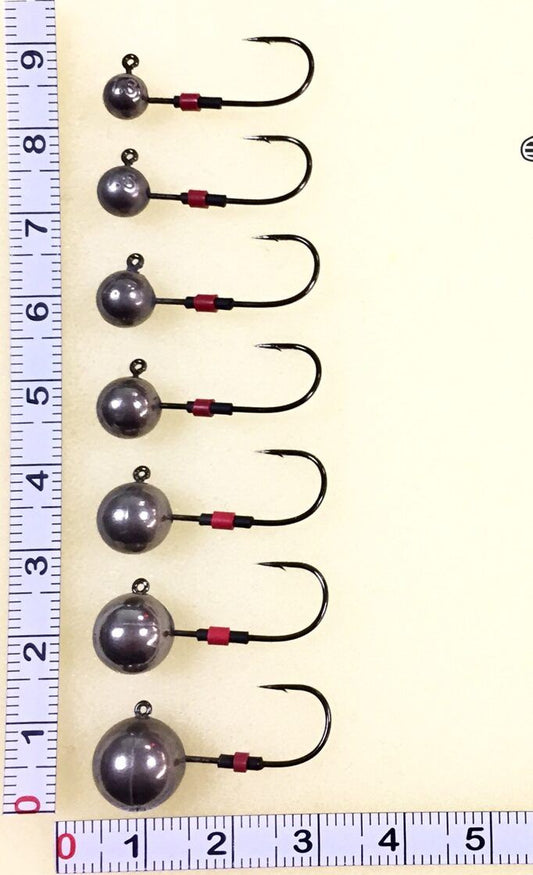 Volframa Džiggalva Fish On Jig Head ar MEITO #4 āķi 0.9gr - 10.6gr