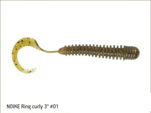 Silikona māneklis NOIKE BITEGUTS Ring Curly 3“