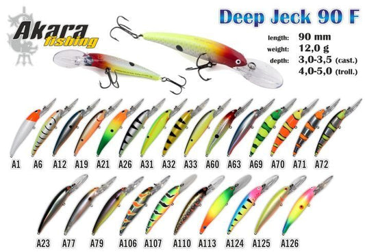 Võlts AKARA Deep Jeck 90 F (90mm, 12g, 3-3.5m)