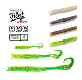 Silikoonpeibutis LMAB Finesse Filet TPE ussid 6cm