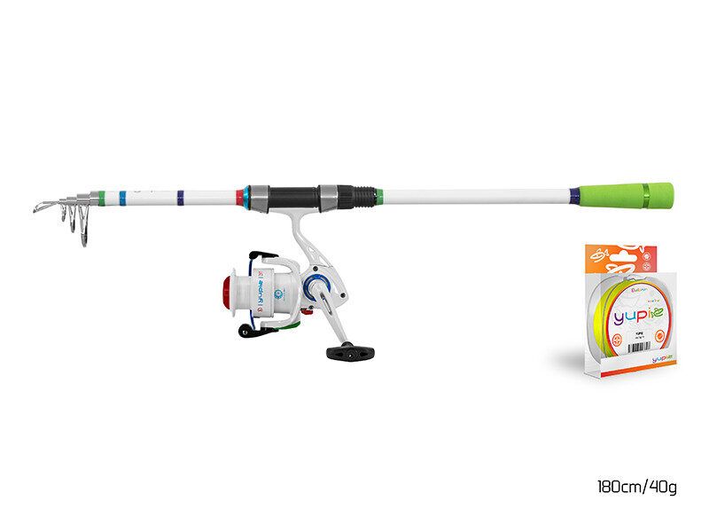 Komplekts Delphin YUPIE Rod and Reel w/ spool Set for children