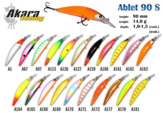 Vobleris Akara «Ablet» 90 S ( 14 g, 90 mm)