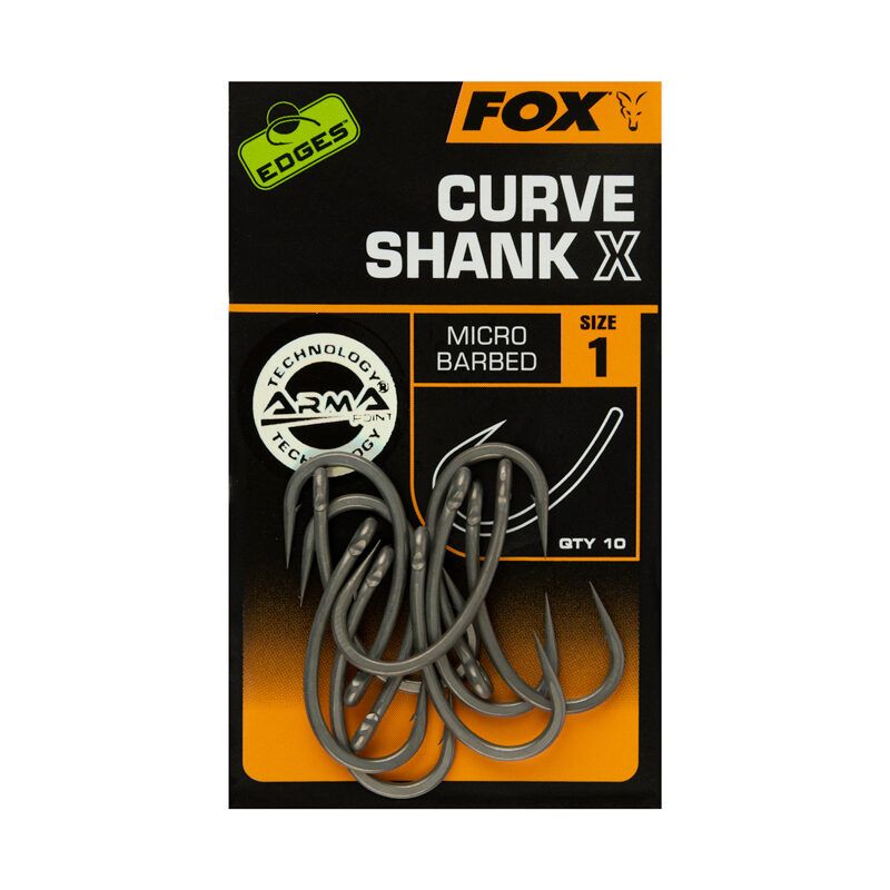 Konksud FOX EDGES CURVE SHANK X