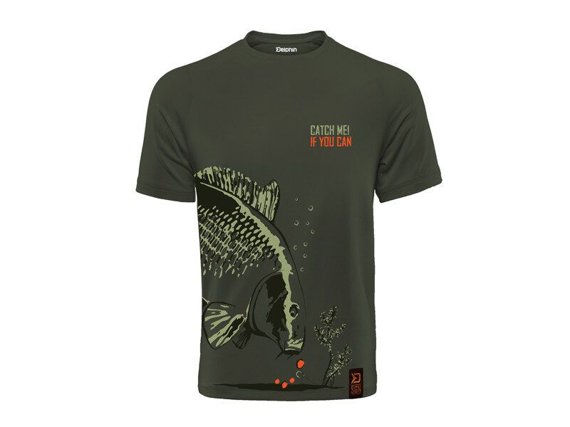 T-särk Delphin Catch me CARP NX 