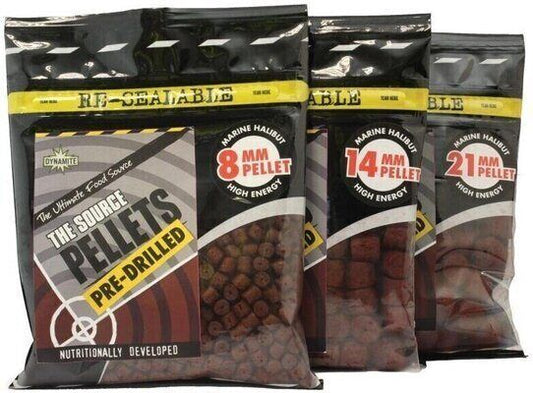 Peletes Dynamite Baits The Source Pre-Drilled Pellets - 350gr