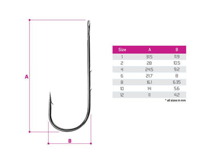 Āķi Delphin B! X-BARB MINI / 8pcs
