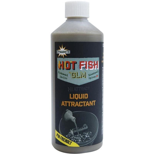 Likvīds Dynamite Hot Fish & GLM Liquid Attractant 500ml
