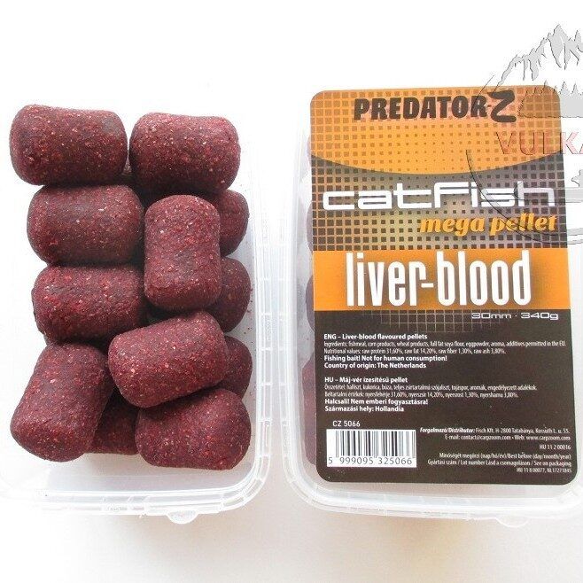 Peletes Carp Zoom Predator-Z Catfish Mega Pellets 30mm