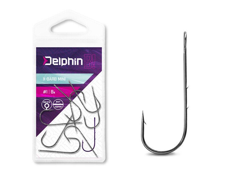 Āķi Delphin B! X-BARB MINI / 8pcs