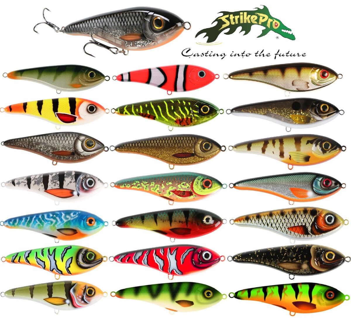 Jerks Strike Pro Baby Buster lant, 10 cm, 25 g