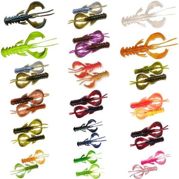 Silikona Mānekļi Crazy Fish Nimble 4" , 100 mm