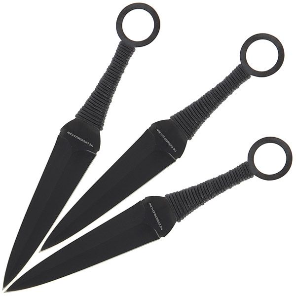 Metamie Naži Anglo Arms Set of 3 Expandables Kunai Throwing Knives