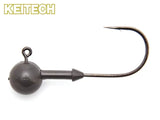 Volframjigipea KEITECH Tungsten Super Round Jigs #3/0