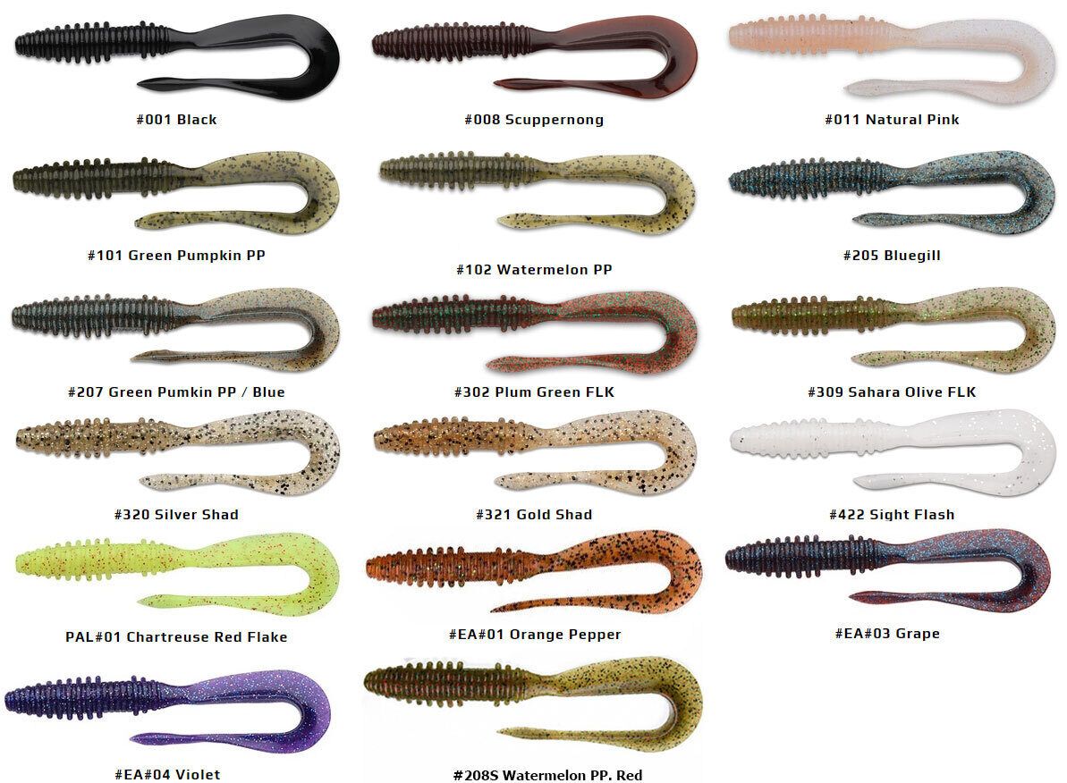 Silikoonist landid Keitech Mad Wag Mini 2.5"