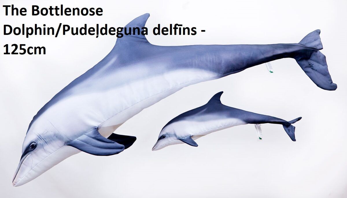 Spilvens delfīns lielais 125cm / dolphin big pillow 125cm