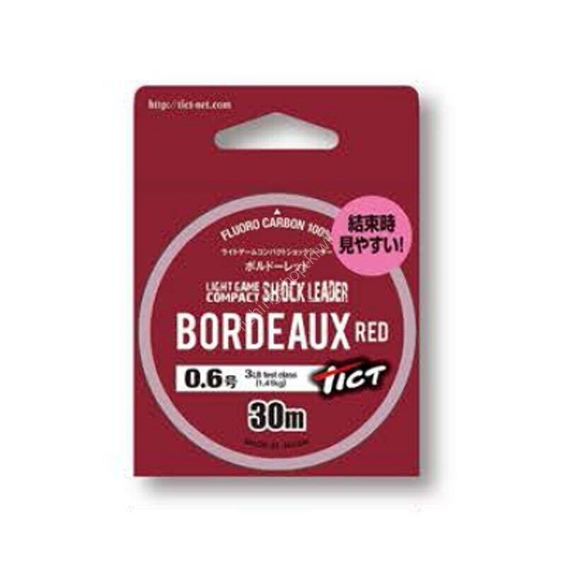 Fluorokarbonist Tict Light Game Compact Shock Lead Bordeaux punane 30m