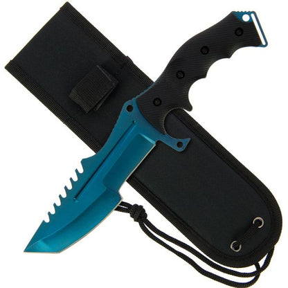 Nazis Fixed Blade Blue Knife