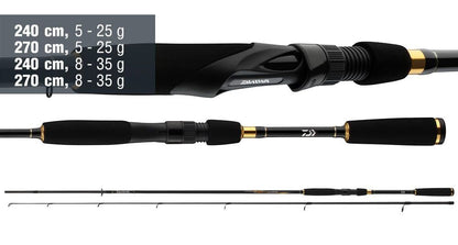 Spinningu õng DAIWA Crossfire Jig | 2,40 m | 8-35 gr.
