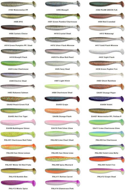 Silikona Mānekļi Keitech Easy Shiner 5"