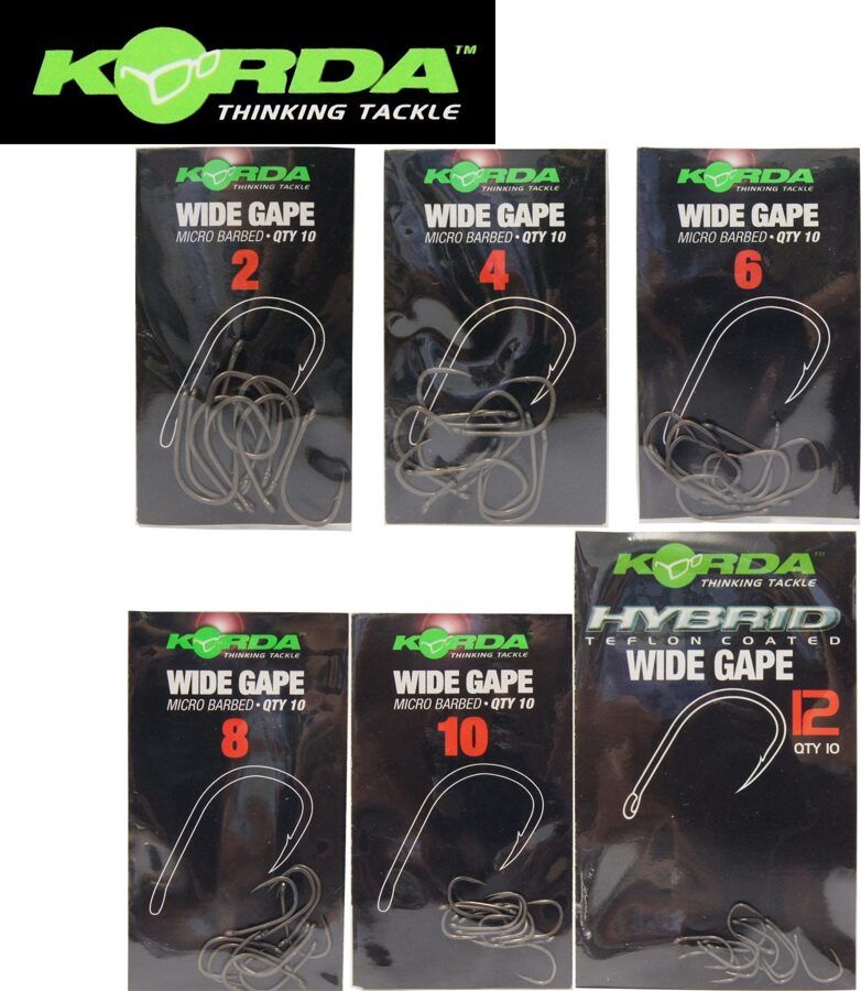 Āķi KORDA Wide gape hooks