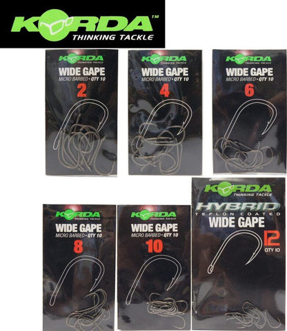 Āķi KORDA Wide gape hooks