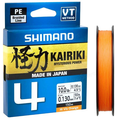Pununöör SHIMANO Kairiki 4 - 300m Oranž