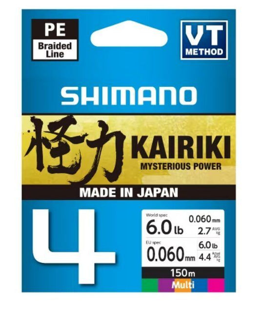 Punutud tamiil SHIMANO Kairiki 4 - 150m mitmevärviline