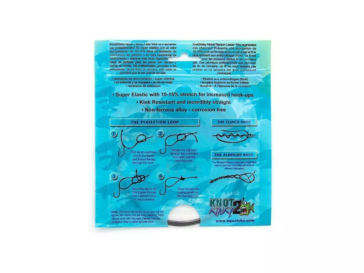 Toetav materjal: Knot 2 Kinky seitsmeharuline nikkel-titaanist nöör, 3 m