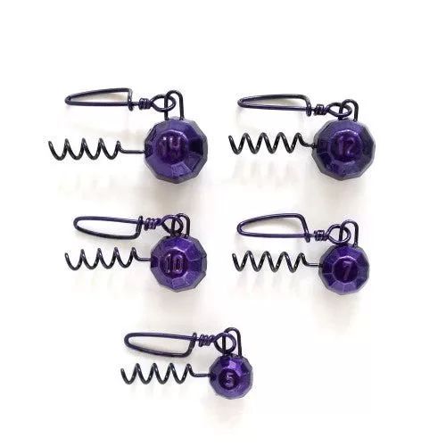 Skrūves Fanatik Lead and Screw with Carabiner / Violets