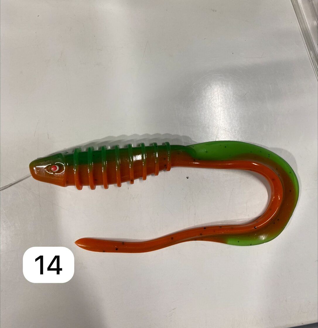 OSHELure Vbone Tail 10" (25cm) / Pelāģisko Līdaku Mīkstais Māneklis