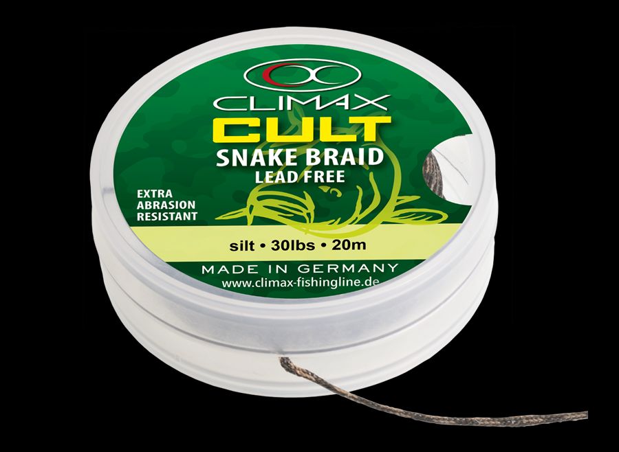 Climax Snake Braid pliidsüdamikuga nöör 30 naela 40 naela