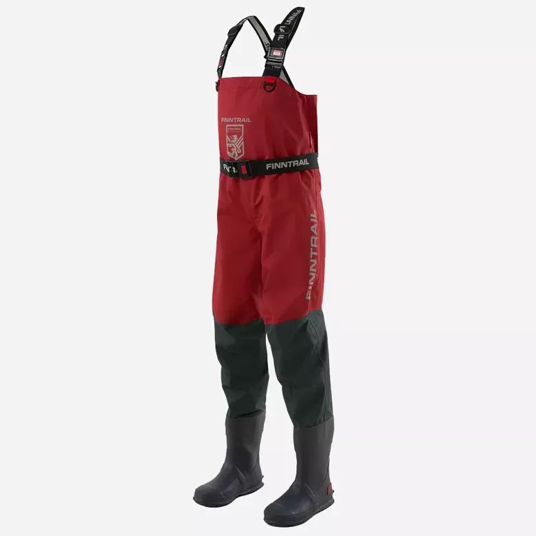 Laste ja noorte kahlamispüksid FINNTRAIL AIRMAN KIDS RED