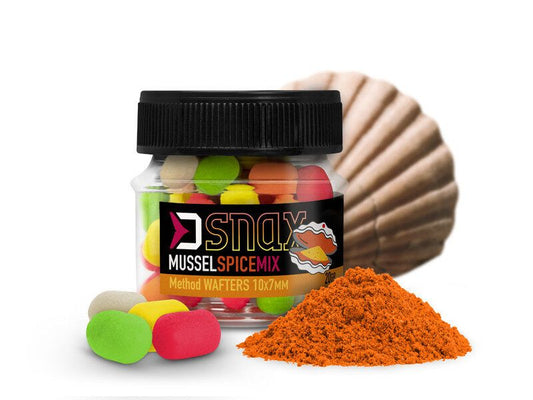 Vafteri  Delphin  MIX D SNAX WAFT lure / Mussels-Spices 10x7 mm