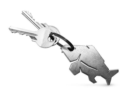 Atslēgu piekariņš Delphin CARPENER / Key chain with a bottle opener Delphin CARPENER Silver