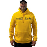 Sportex kapuutsiga kapuuts, kollane