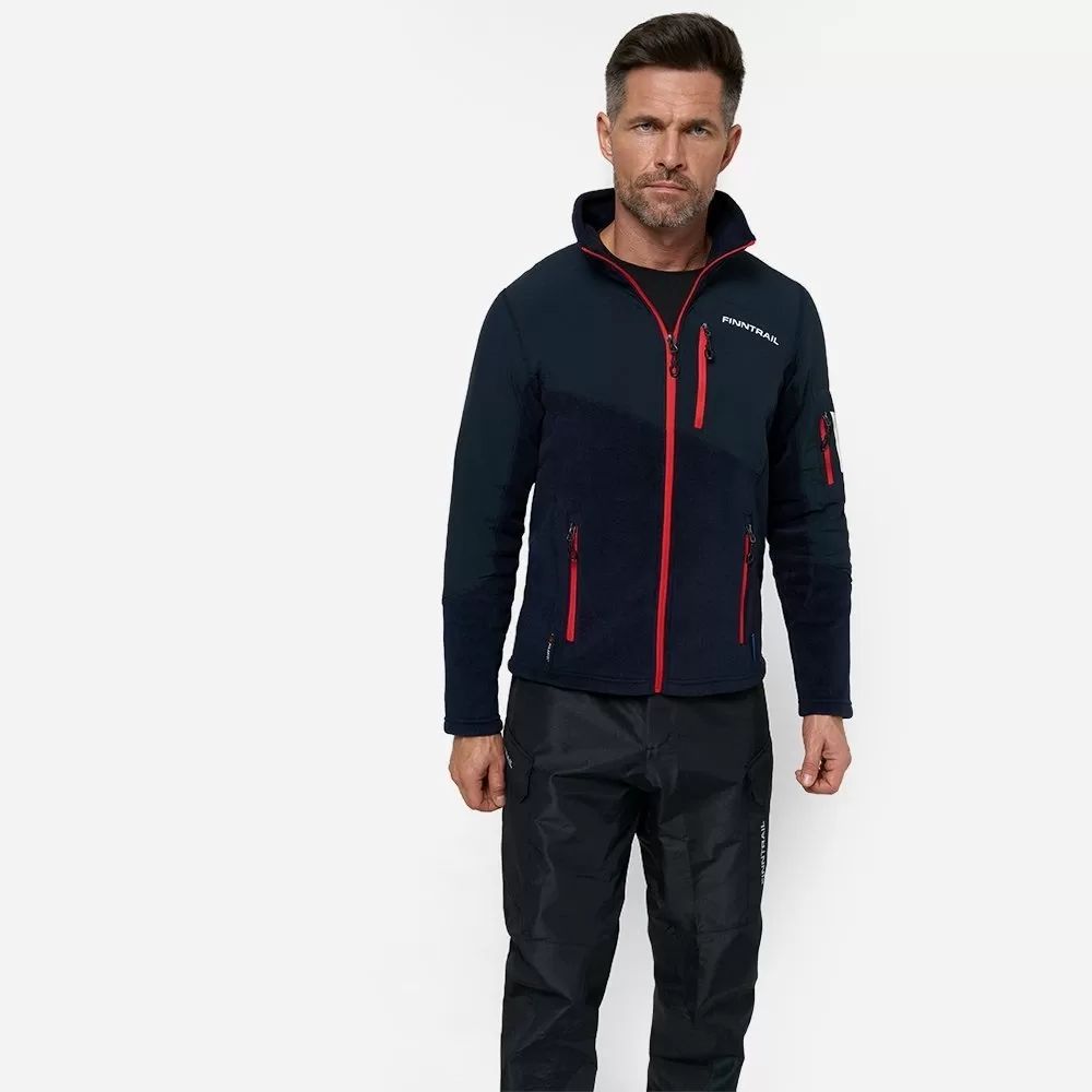 Flīsa jaka Finntrail POLAR JACKET Black 1391 Thermal jacket